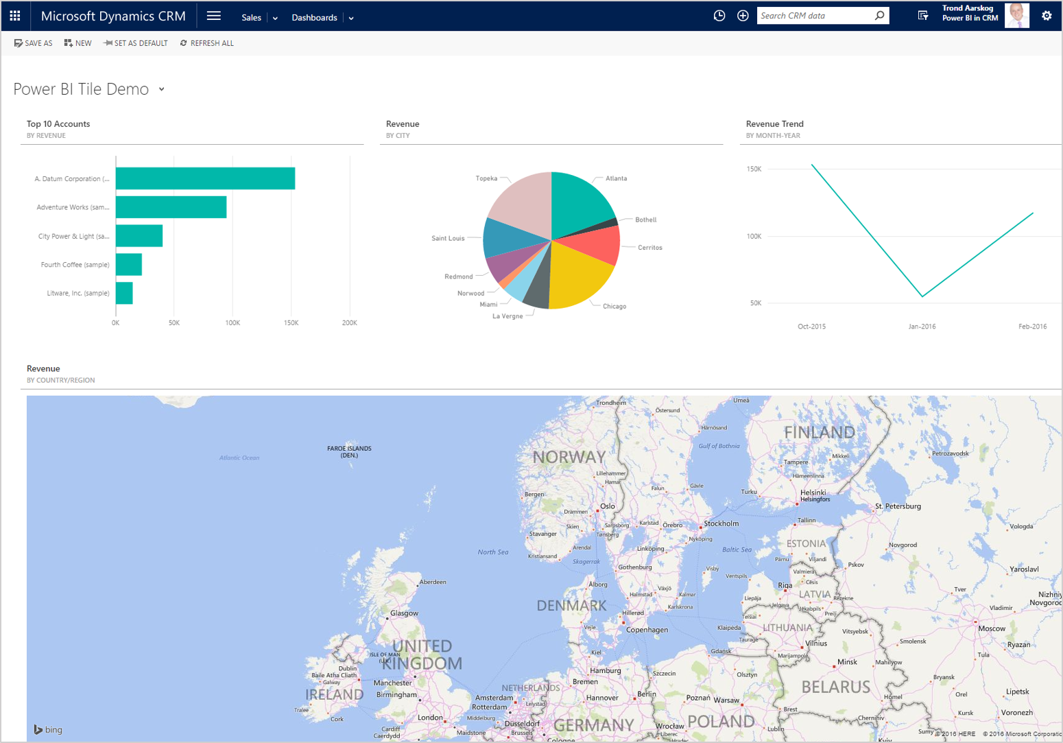 Add A Power BI Dashboard Tile